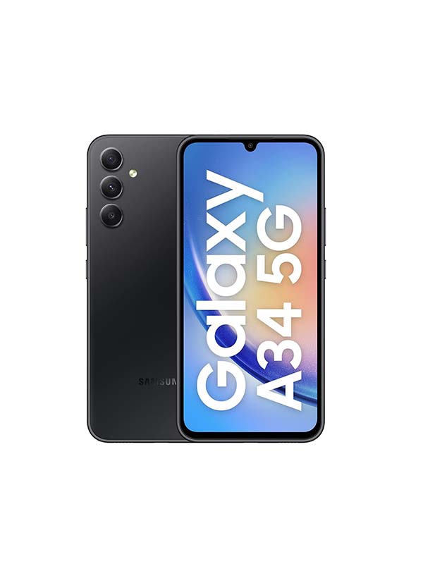 Samsung Galaxy A34 5G 128GB 8GB Dual Sim Smartphone, Black